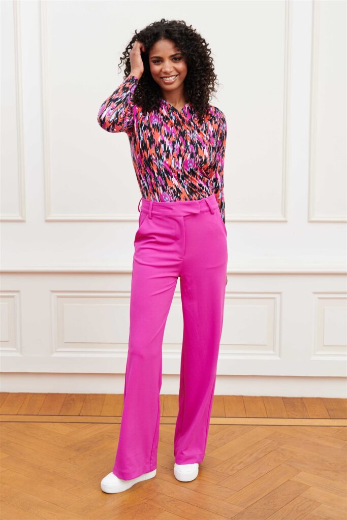 Blouse Fie Faded Stripe Print - Afbeelding 5