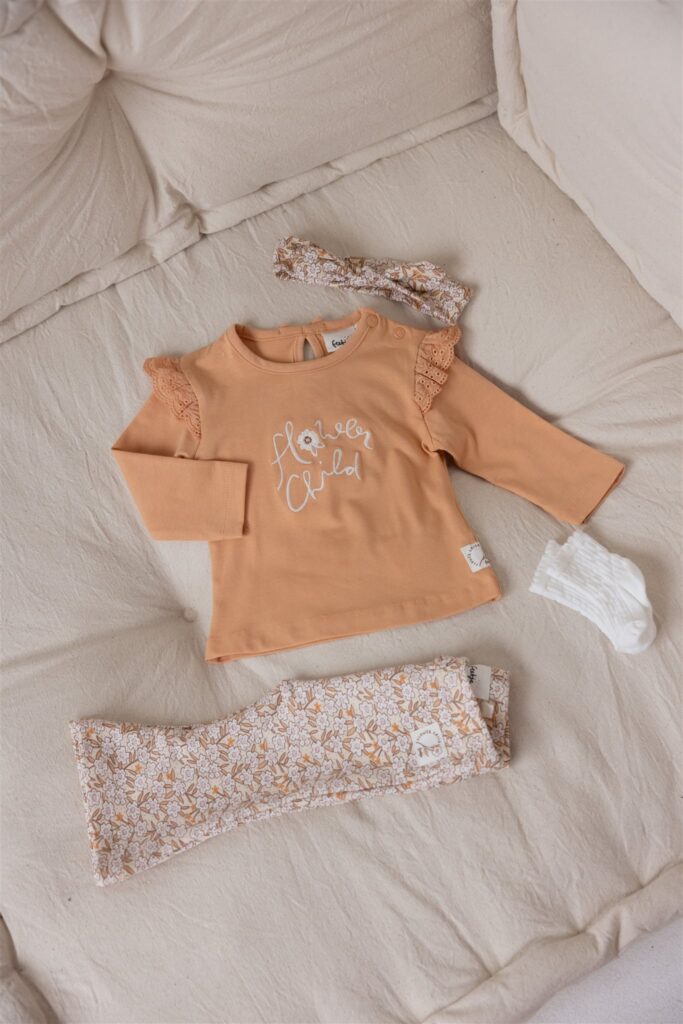 Flare broek AOP Flower Field - Afbeelding 2