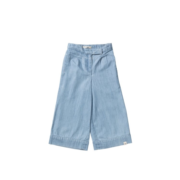 Slub Denim | Wide Leg Pants
