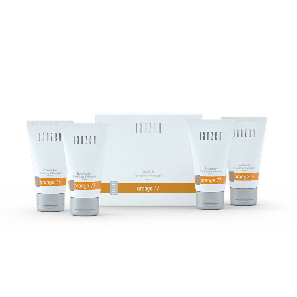 travel set orange 77
