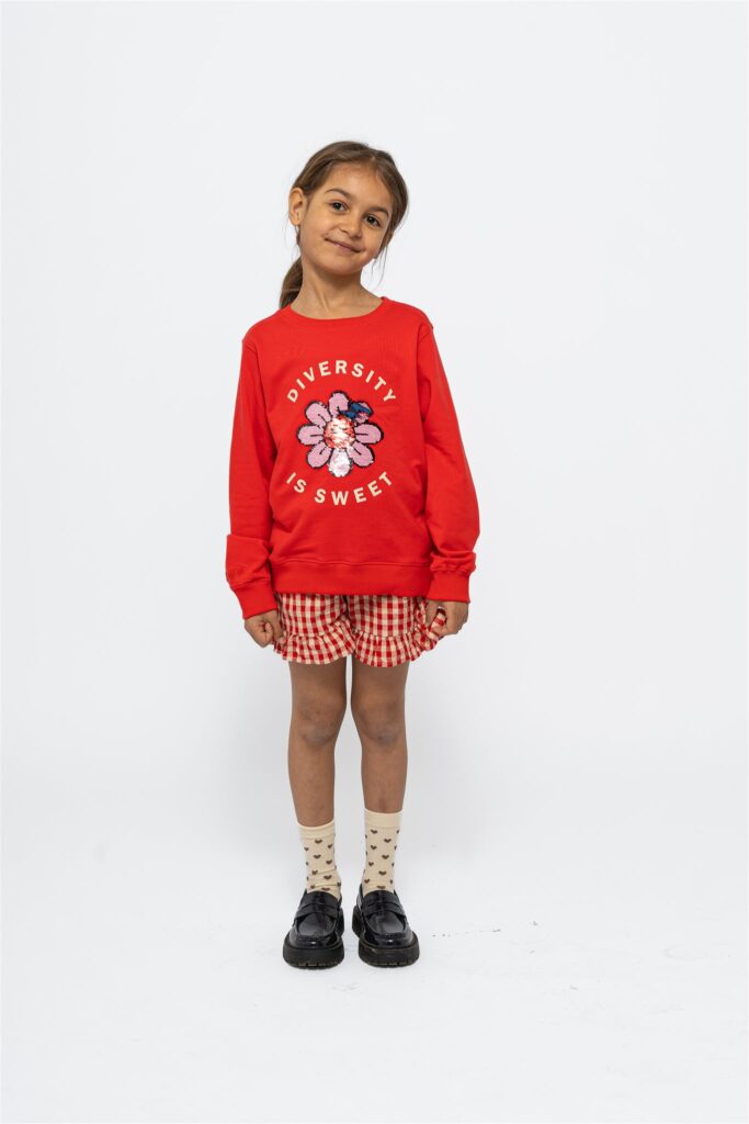 TNNorna Sweatshirt -Poppy Rood - Afbeelding 3
