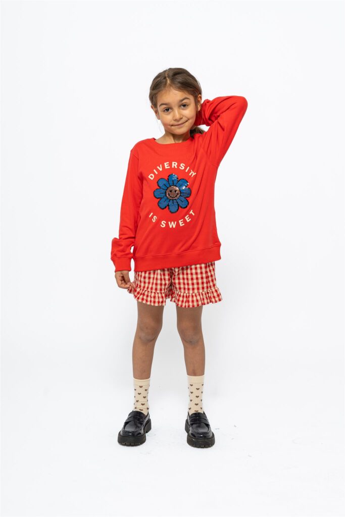 TNNorna Sweatshirt -Poppy Rood - Afbeelding 4